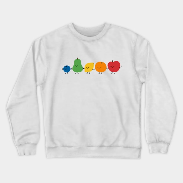 Fruit Parade Crewneck Sweatshirt by AndyWestface